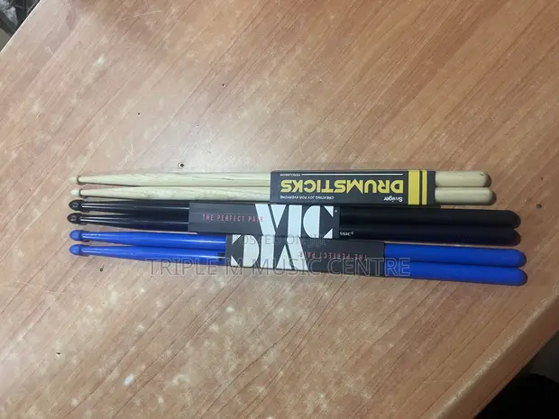 Brand New Wooden Drumsticks (7A) - 1
