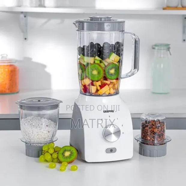 Geepas 3-in-1 Blender - 600W - 1