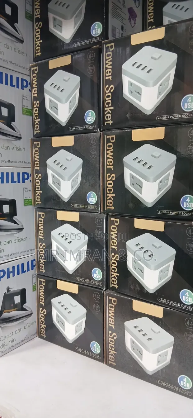 Cube Power Socket Extension Strip - 1