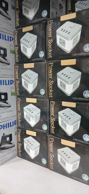 Cube Power Socket Extension Strip