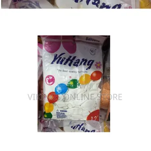 YuHang 12-Inch Latex Party Balloons (100 Pieces)