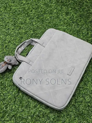Brinch PU Leather Laptop Bag / Case - Gray