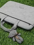 Brinch PU Leather Laptop Bag / Case - Gray - 2