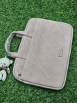Brinch PU Leather Laptop Bag / Case - Gray - 3