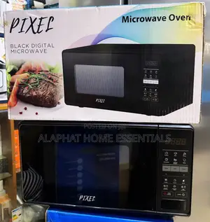 Pixel 20L Black Digital Microwave Oven