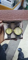 Police Analog Wristwatch - Gold Dial - 2