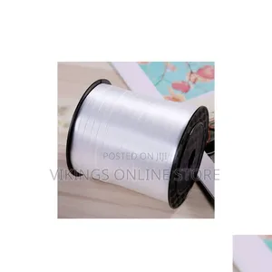 White Curling Ribbon for Gift Wrapping & Balloon String