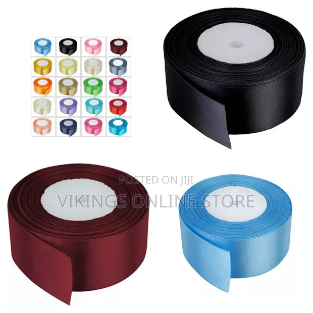 40mm Satin Ribbon - 25 Yards, By the Metre - 1
