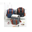 Double-Layer Insulated Lunch Bag - Orange - 1