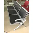 3 Seater Leather Waiting Chair - 1