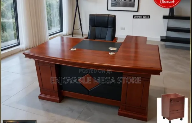 Executive Office Table and Chair Set - Brand New - 1