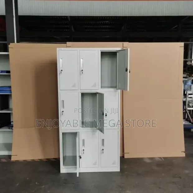 Brand New 9-Shelf Lockers - 1