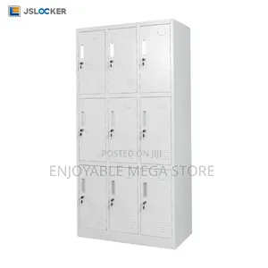 9 Shelves Metallic Lockers - Brand New
