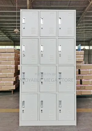 12 Shelves Metal Lockers - Brand New