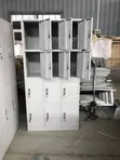 Brand New 12-Shelf Heavy Duty Metal Lockers - 1