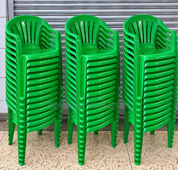 Mega Plastic Chairs with Armrests - 1