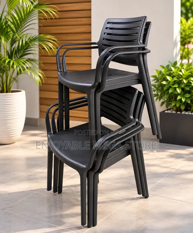 Heavy-Duty Plastic Chairs (150kg Weight Lift) - 1
