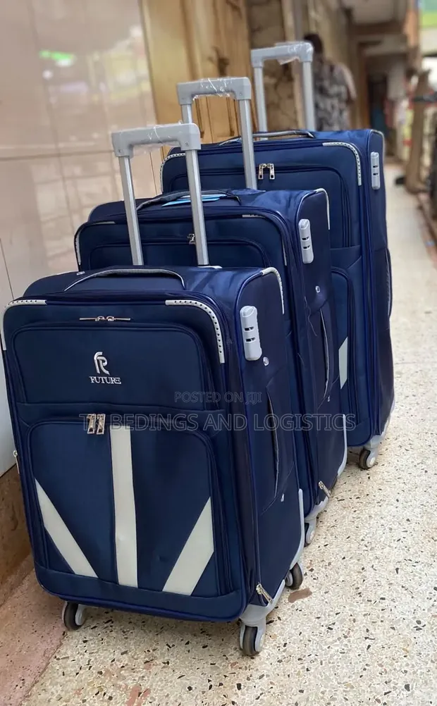 Soft Fabric Suitcase 3-in-1 Set - 1