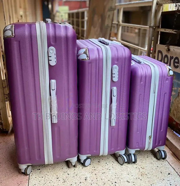 Goodpatner 3-in-1 Suitcase Set - Purple - 1
