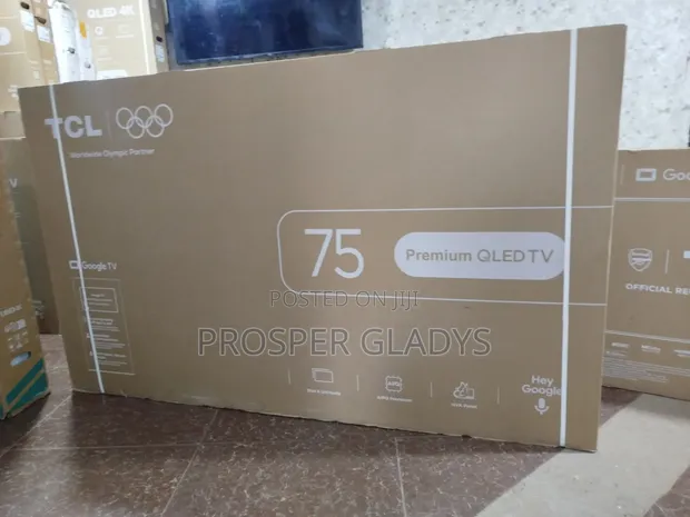 TCL 75" QLED Smart Android TV - 1
