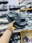 Polex Leather Cross Sandals - Men - Brown/Black - 3