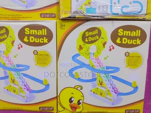 Electric Stair-Climbing Duck Race Track Toy