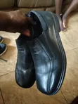 UK Used Men's Original Black Leather Shoes - Size 45 - 1