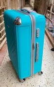Cub Patterned Suitcase - Large, Light Blue - 2