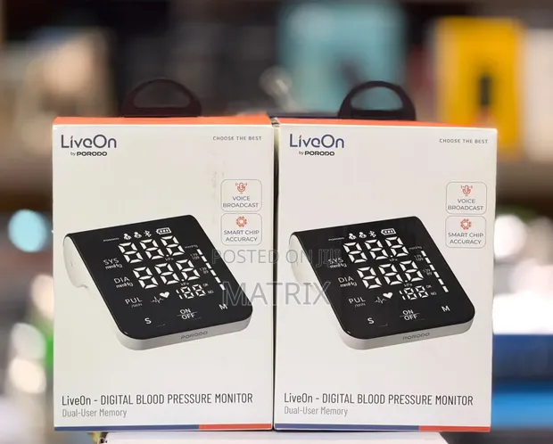 Porodo LiveOn Rechargeable Upper Arm BP Monitor - 1
