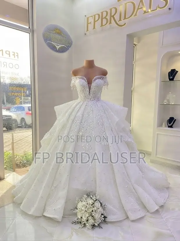 Wedding Gown for Hire (L-XL) - 1