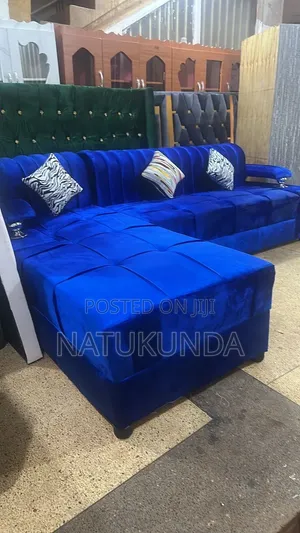 Brand New L-Shaped Sofa with Armrest - 5 Seater