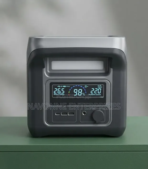1500W LiFePO4 Portable Power Station 25.6V 50Ah Solar Generator - 1