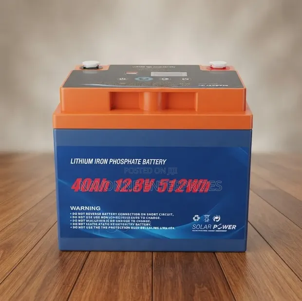 40Ah 12.8V LiFePO4 Solar Battery 512Wh - 1