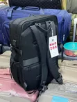 Black Oxford Cloth Laptop Backpack Bag - 2