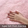 Medium Soft Fluffy Center Carpet - Pink (1.5x2m) - 1