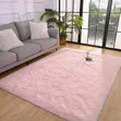 Medium Soft Fluffy Center Carpet - Pink (1.5x2m) - 2