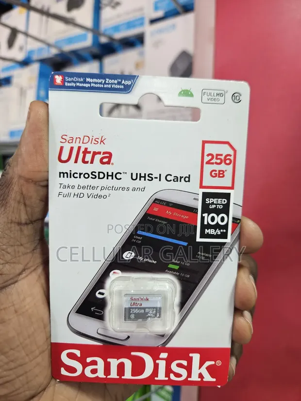 Sandisk Ultra 256GB Memory Card - 1