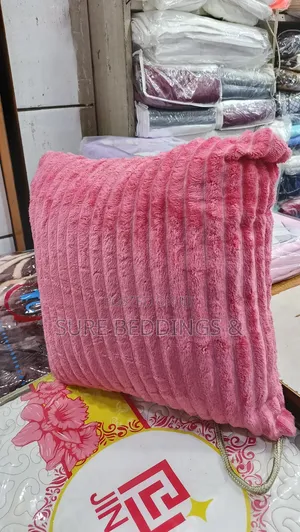Square Decorative Pillow - Rose Pink Velvet