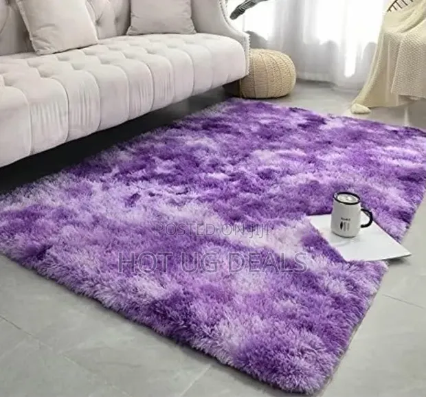Fluffy Modern Area Rug (1.5x2m) - Grey - 1