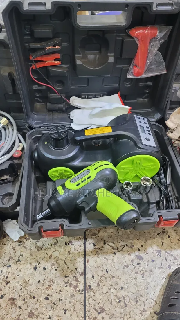 Hydraulic Cat Jack 3-in-1 Electric Car Jack Kit - 1