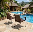 Poolside Plastic Bar Chairs - Brand New - 2