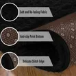 1.5 x 2m Soft Fluffy Center Carpet - Black Medium Shaggy Rug - 2