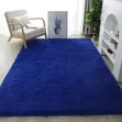 Medium Fluffy Shaggy Center Carpet 1.5m x 2m - Royal Blue - 2