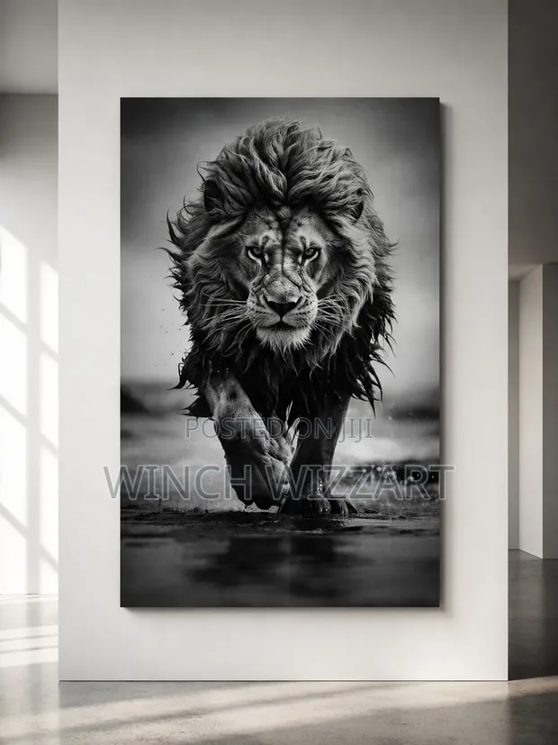 The Charge - Lion Portrait - 1