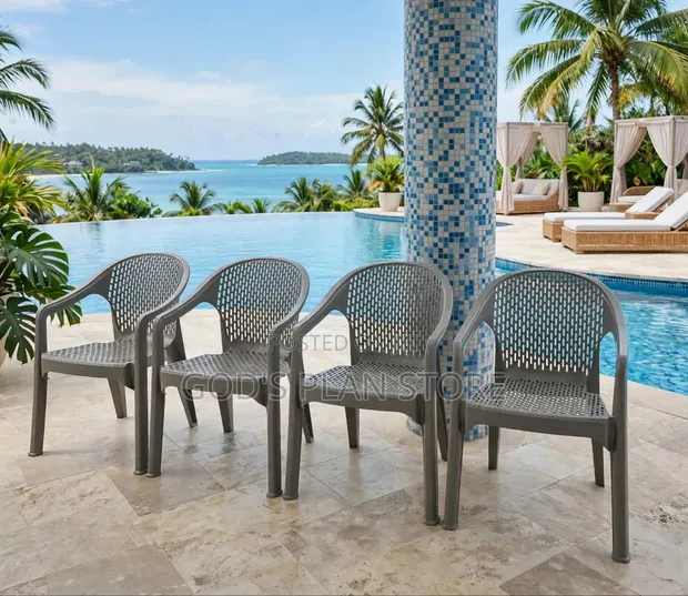 Vortex Plastic Dining Chairs (Set of 4) - 1