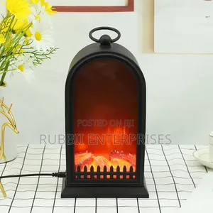 U-Shaped LED Fireplace Lantern
