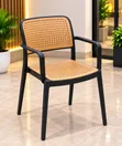 Ergonomic Breathable Plastic Chairs with Armrests - 2