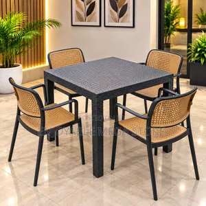 Brand New Plastic Dining Table and Chairs Set