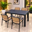 Brand New Plastic Dining Table and Chairs Set - 2