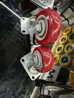 Heavy Duty Swivel Casters with Rubber (4"-5")